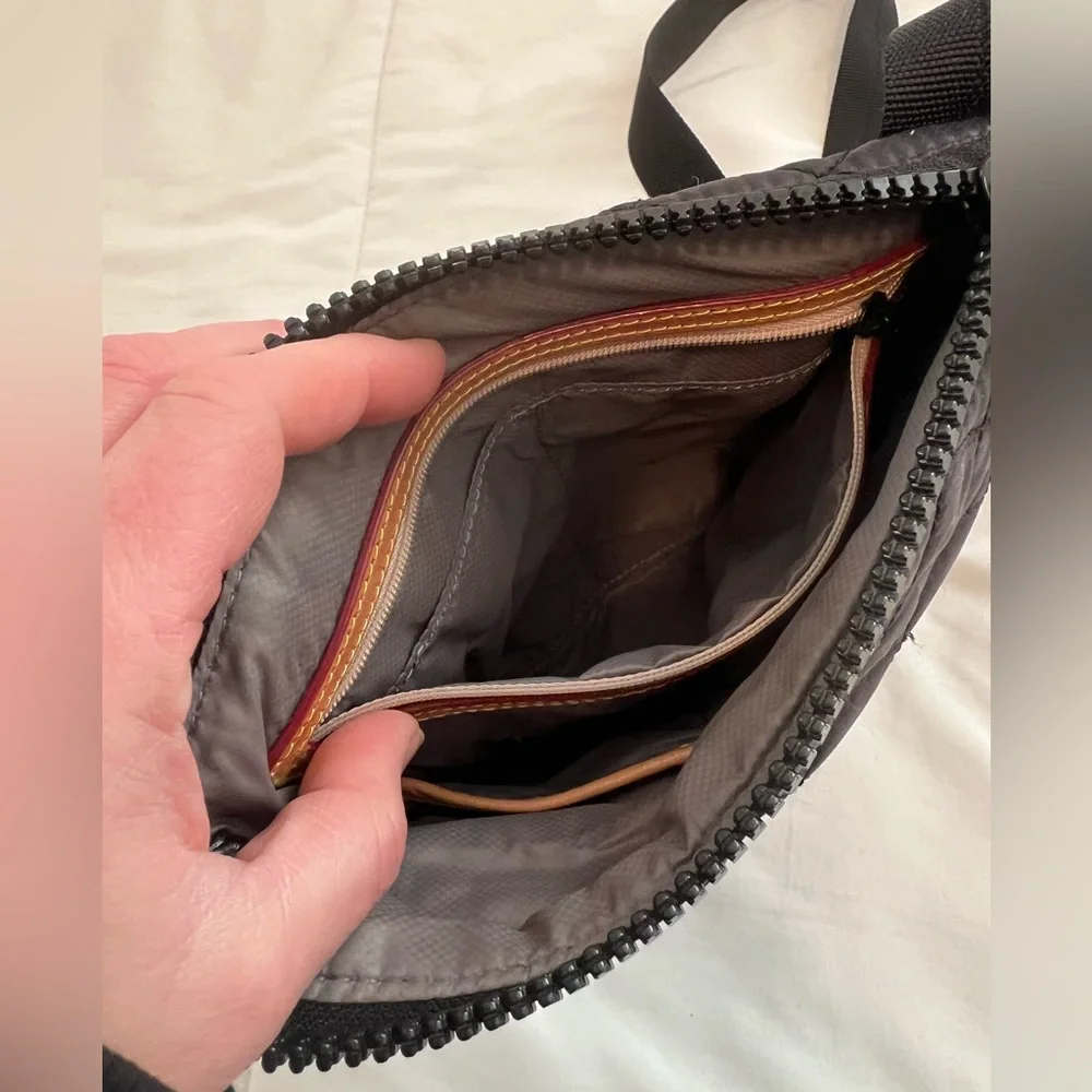 MZ Wallace Metro Flat Crossbody Bag in Black - Picture 7 of 12